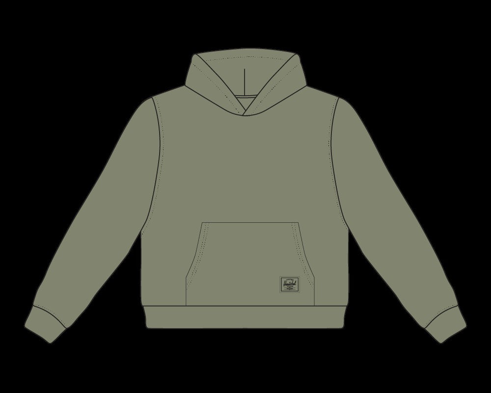 Herschel Pigment Dye | Classic™ Kadın Pamuklu Kapüşonlu Sweatshirt
