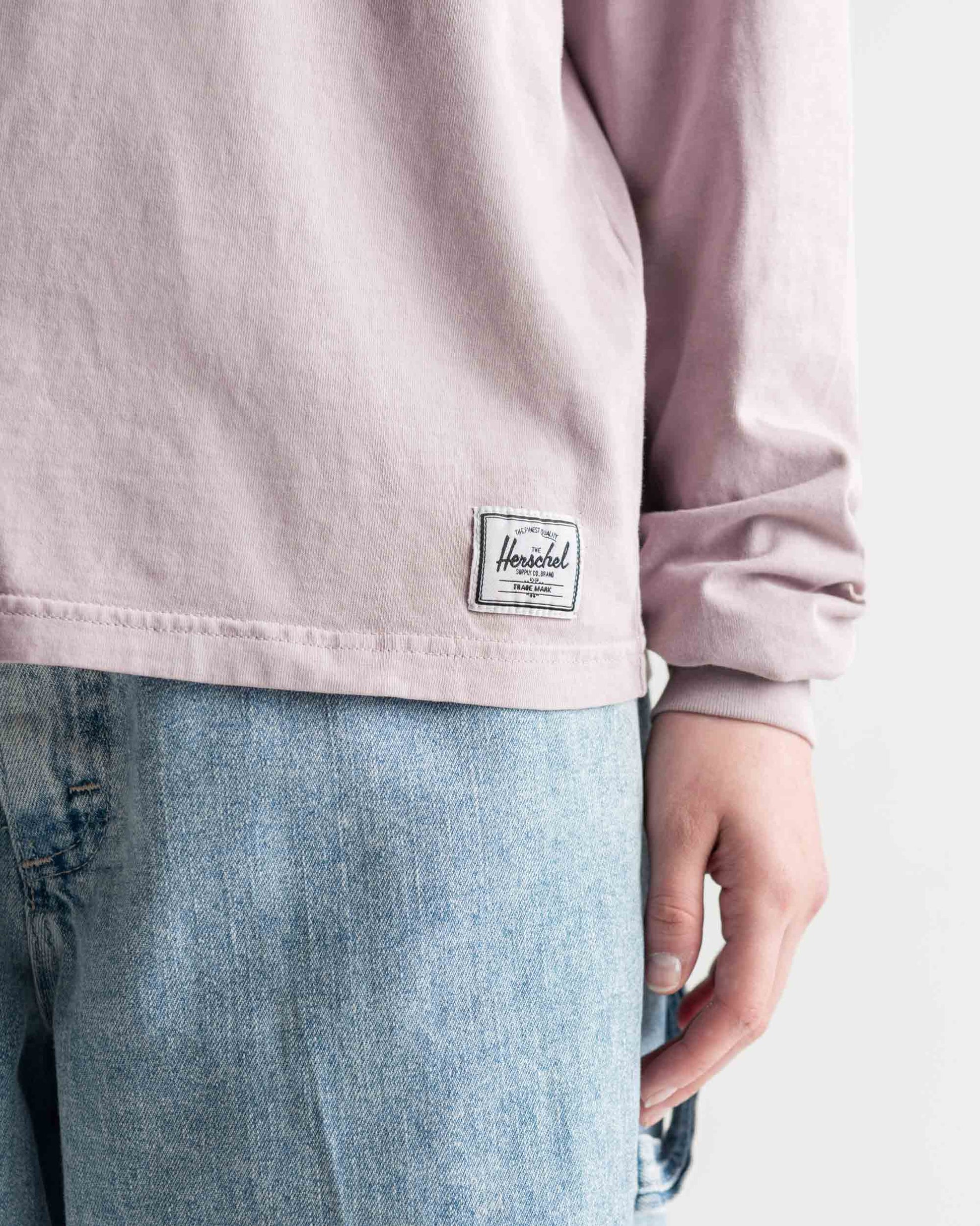 Kumlu Gri Herschel Pigment Dye Classic Kadın Uzun Kollu Sweatshirt