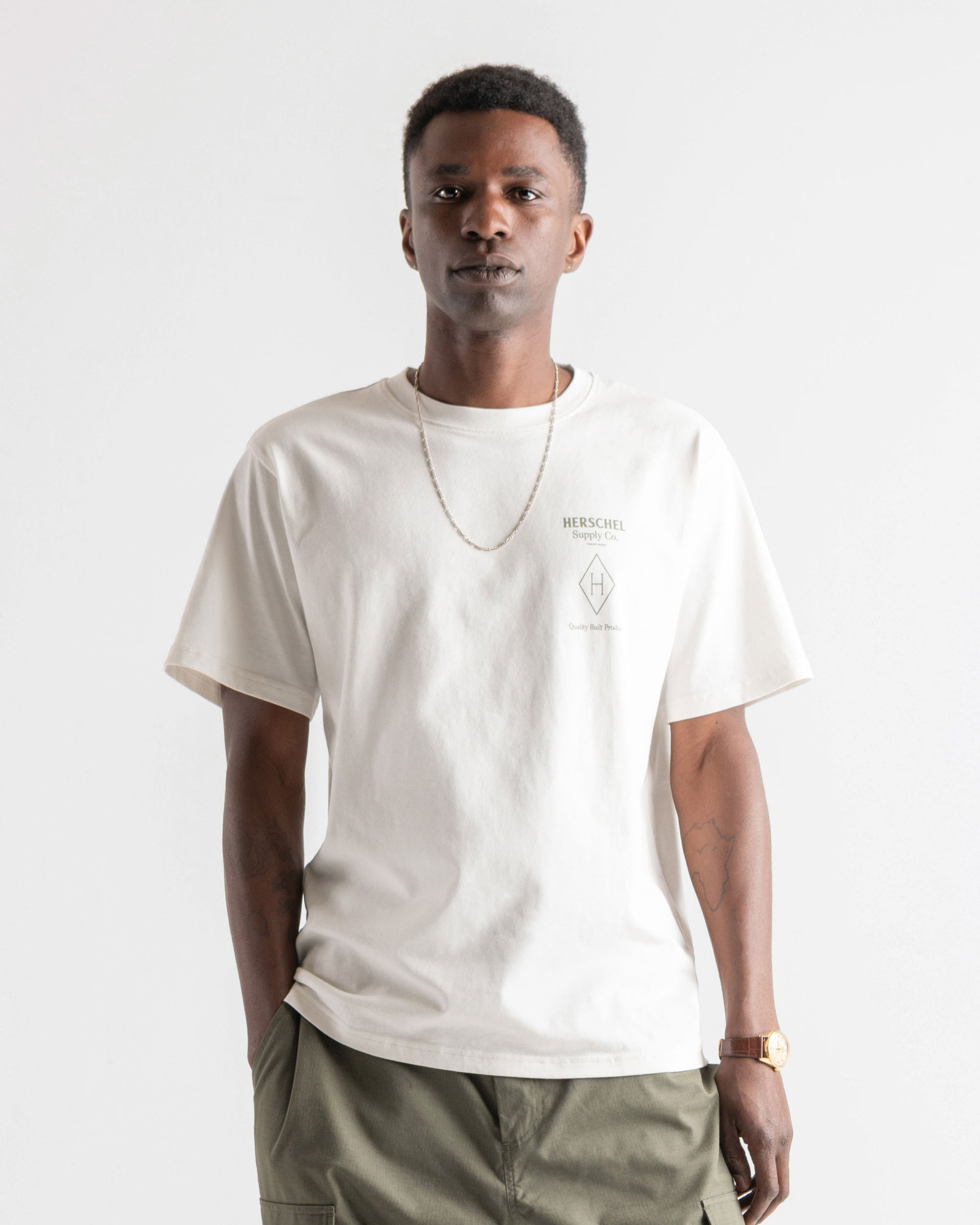 Nuorda yok Herschel Mt. HSC Rip Collar Erkek Tshirt