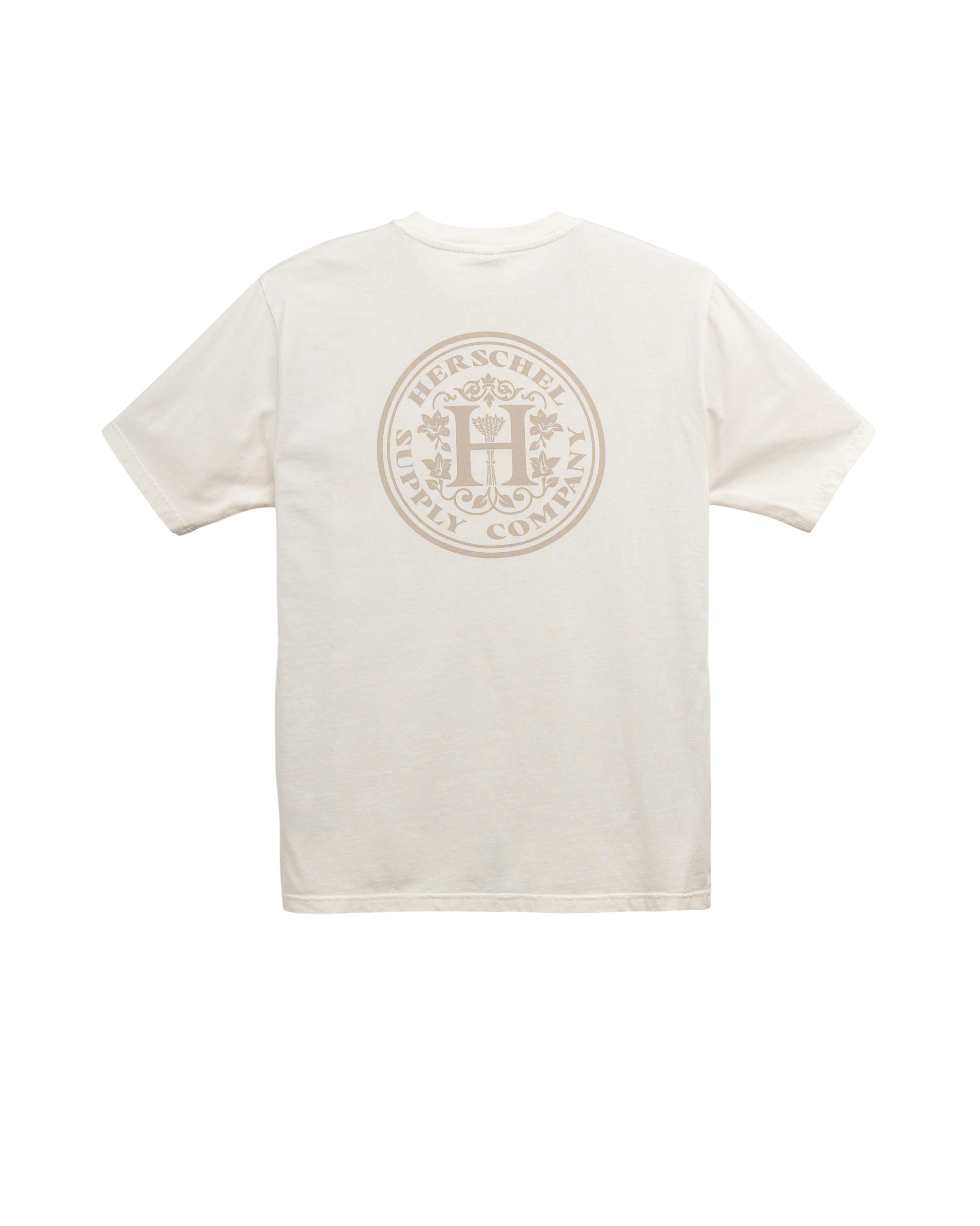 Kirli Beyaz - Bulut Grisi Herschel Crest Erkek TShirt