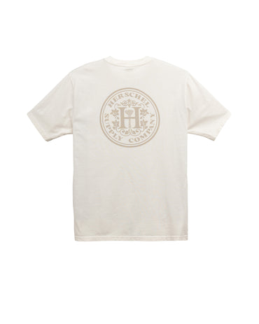Kirli Beyaz - Bulut Grisi Herschel Crest Erkek TShirt
