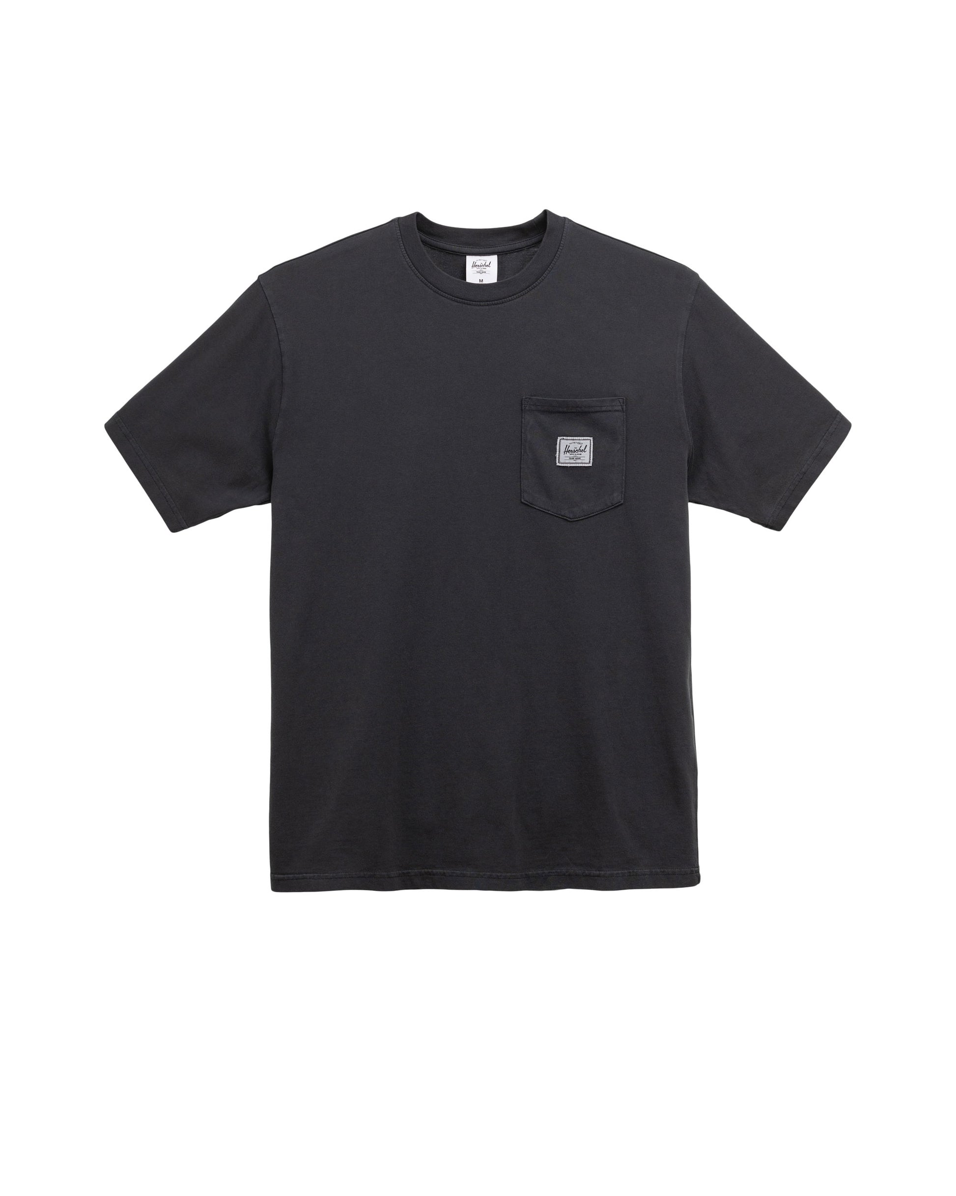 Siyah Herschel Pigment Dye Cepli Erkek Tshirt