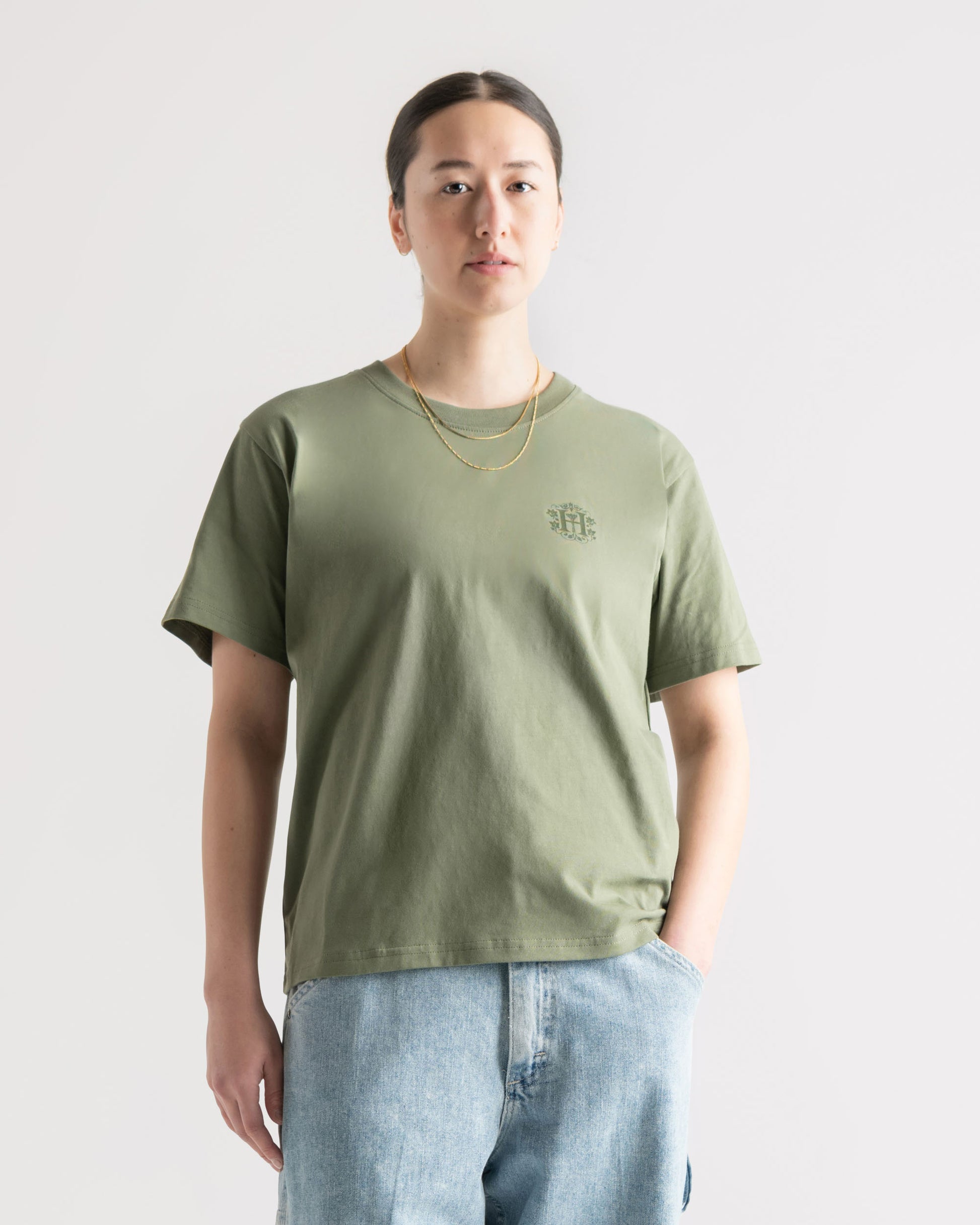 Zeytuni Yeşil Herschel Crest Kadın TShirt