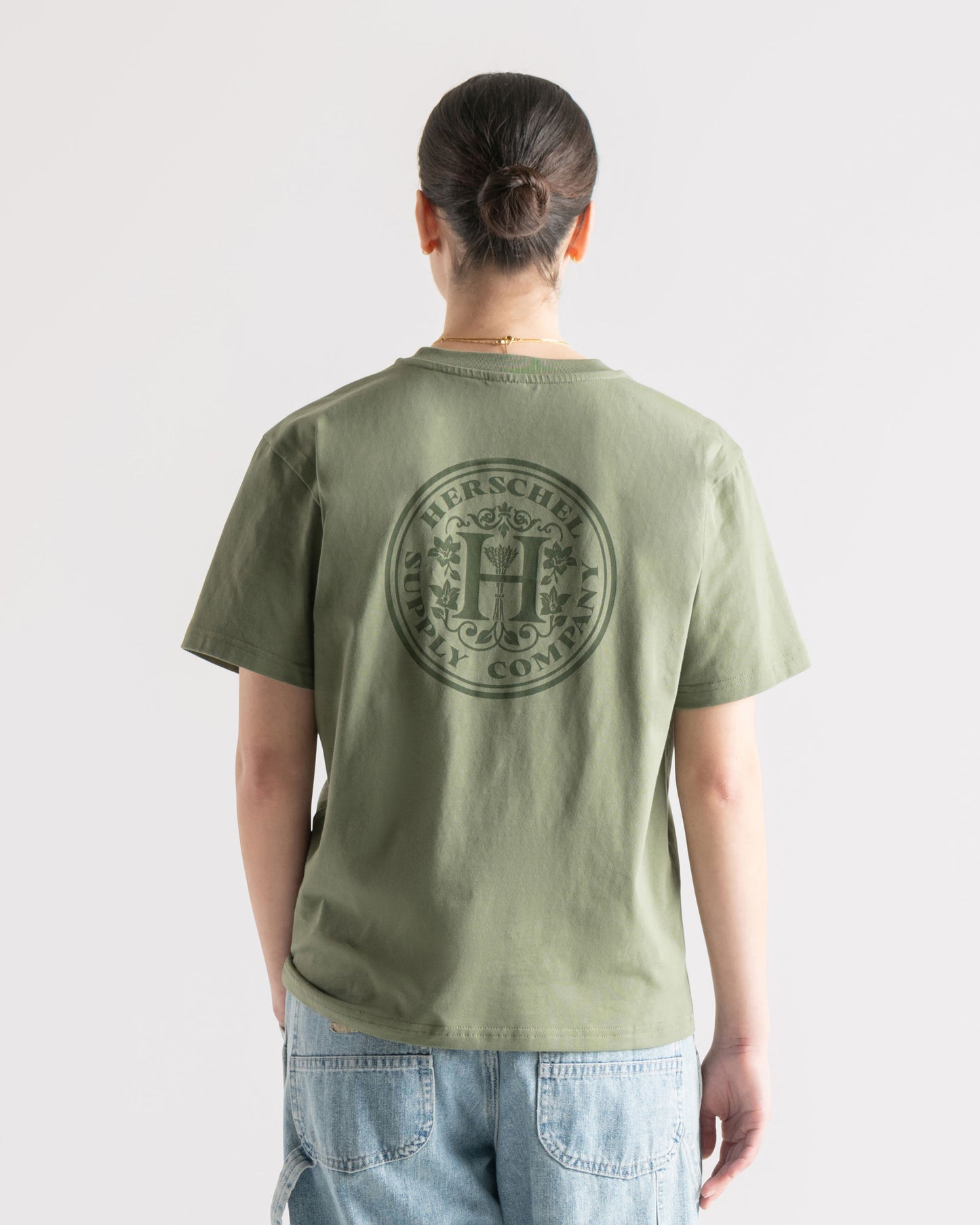 Zeytuni Yeşil Herschel Crest Kadın TShirt