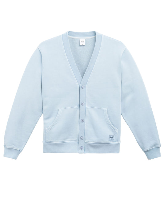 Herschel Pigment | Basklı Pamuk Erkek Hırka Sweatshirt