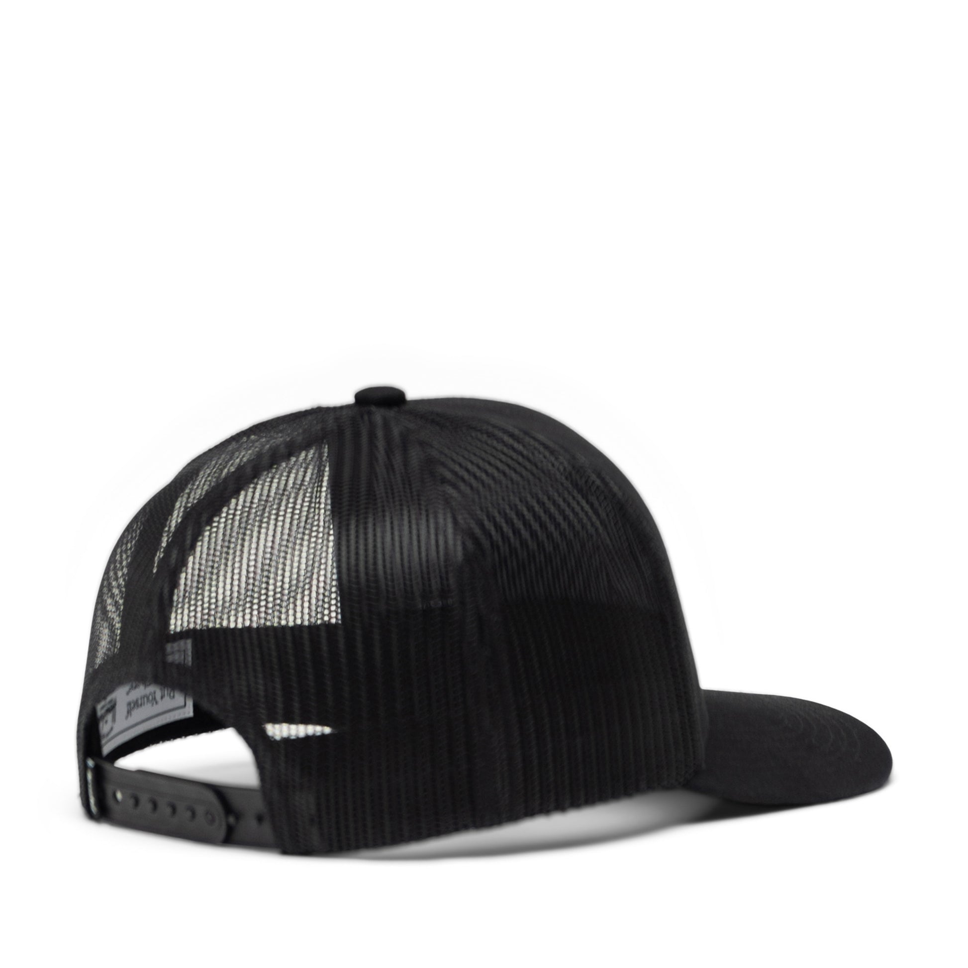 Siyah Herschel Whaler Cotton Mesh Spor Şapka
