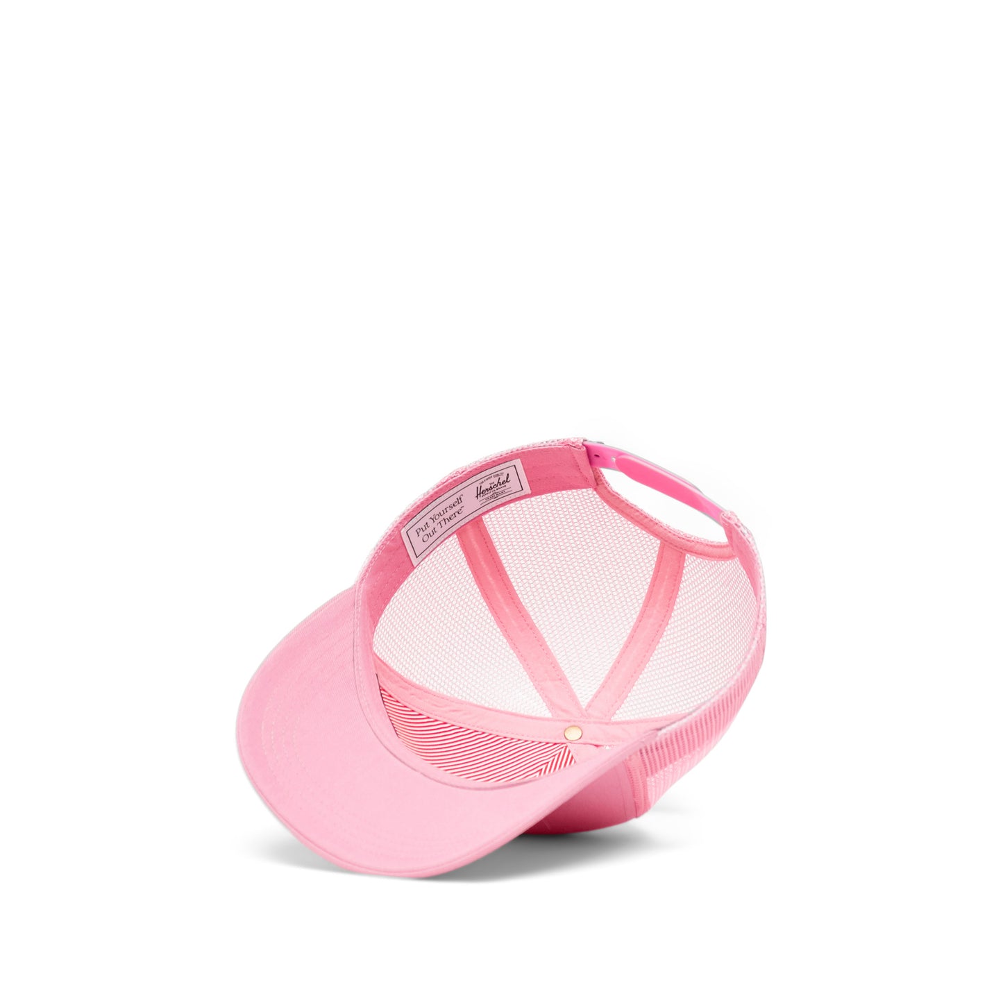 Açık Pembe Herschel Whaler Cotton Mesh Çocuk Şapkası 4+ Yaş