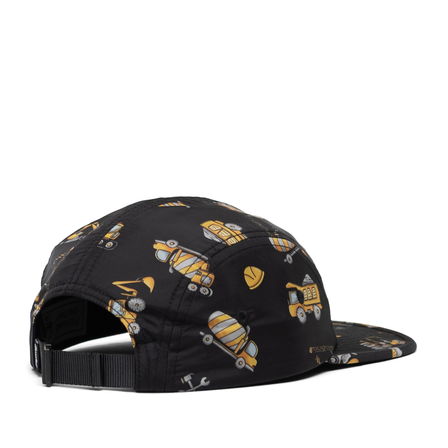 Siyah Construction Site Herschel UV Koruyuculu Çocuk Şapka 4+ Yaş
