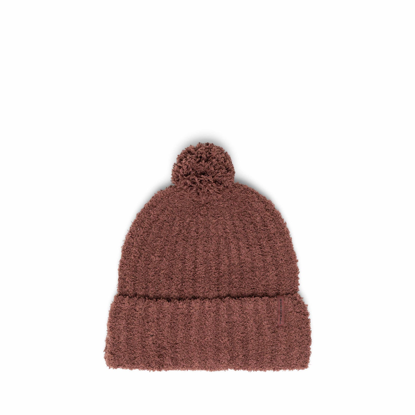 Bitter Kahve Herschel Boucle Pom Solid Ponponlu Yumuşak Örgü Bere