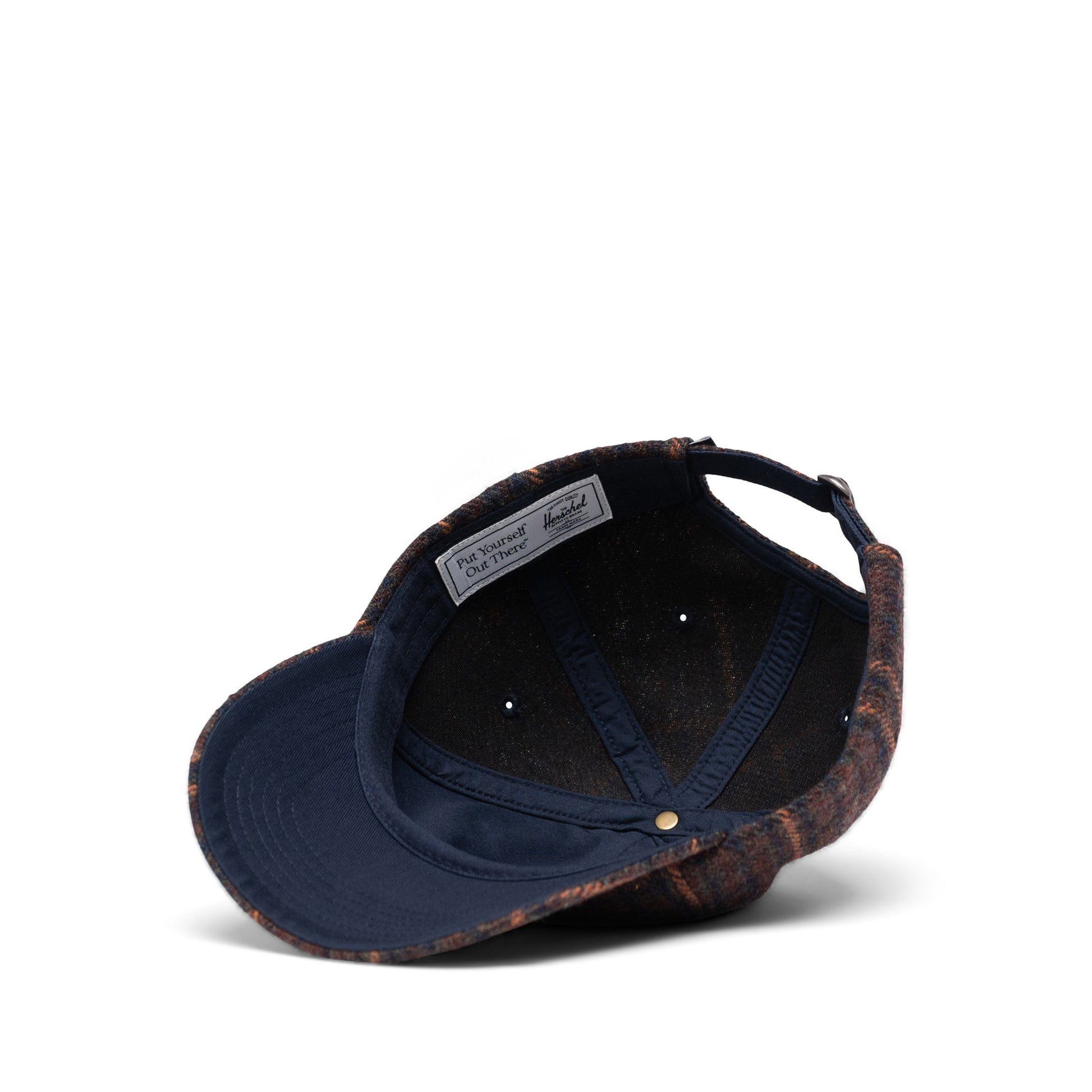 Koyu Ekose Herschel Sylas Plaid Şapka