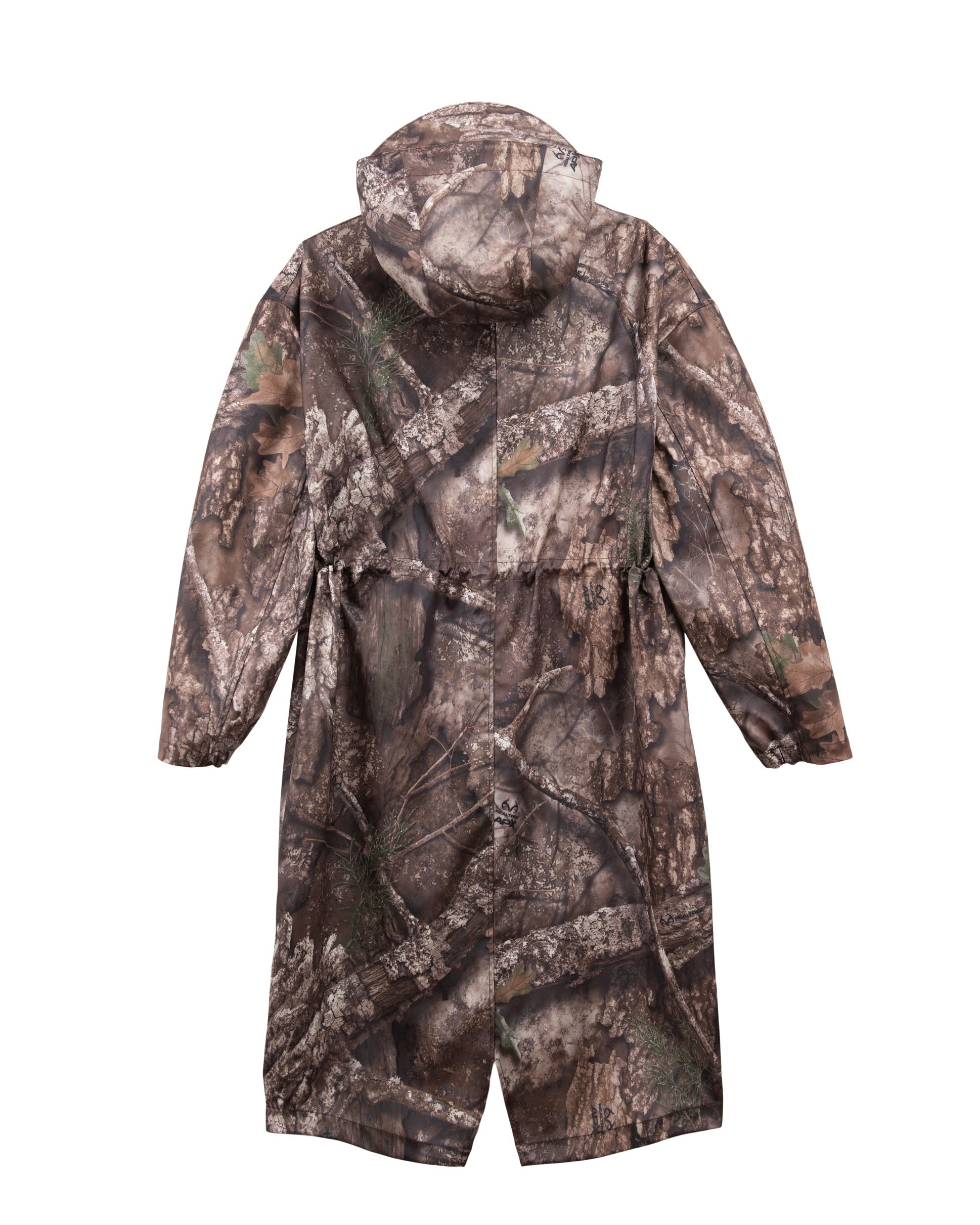 Herschel Realtree® | Kamuflaj Desen, Su Geçirmez Kapüşonlu, Uzun Yağmurluk